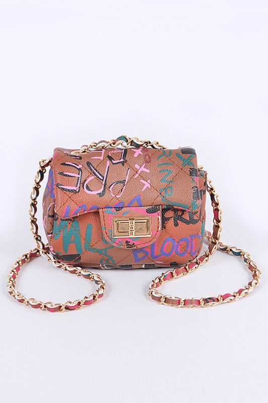 “Creative Grafitti” Mini Swing Bag