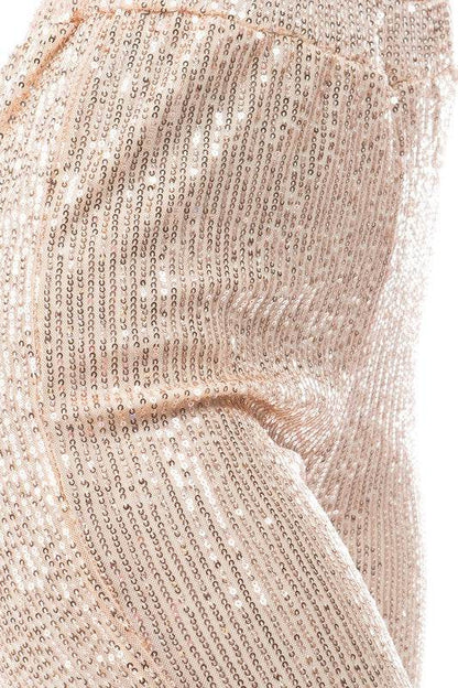 PANTALONES CASUALES CON LENTEJUELAS SEXYS