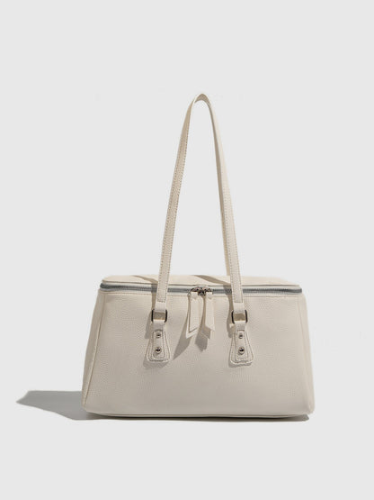 復古百搭大容量手提包寬鬆高感工作通勤大方形單肩包