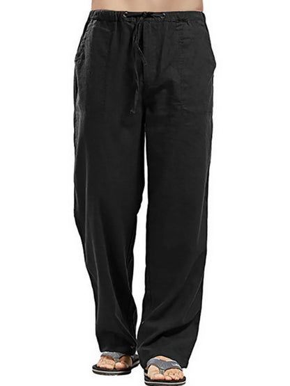 Men's Straight Leg Pants Plus Size