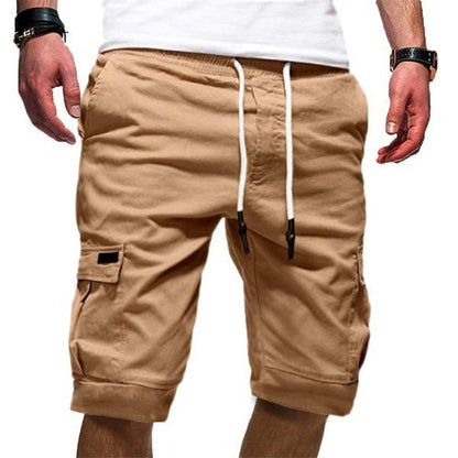 Pantalones cortos deportivos cargo casuales para hombre