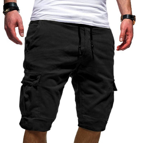 Pantalones cortos deportivos cargo casuales para hombre