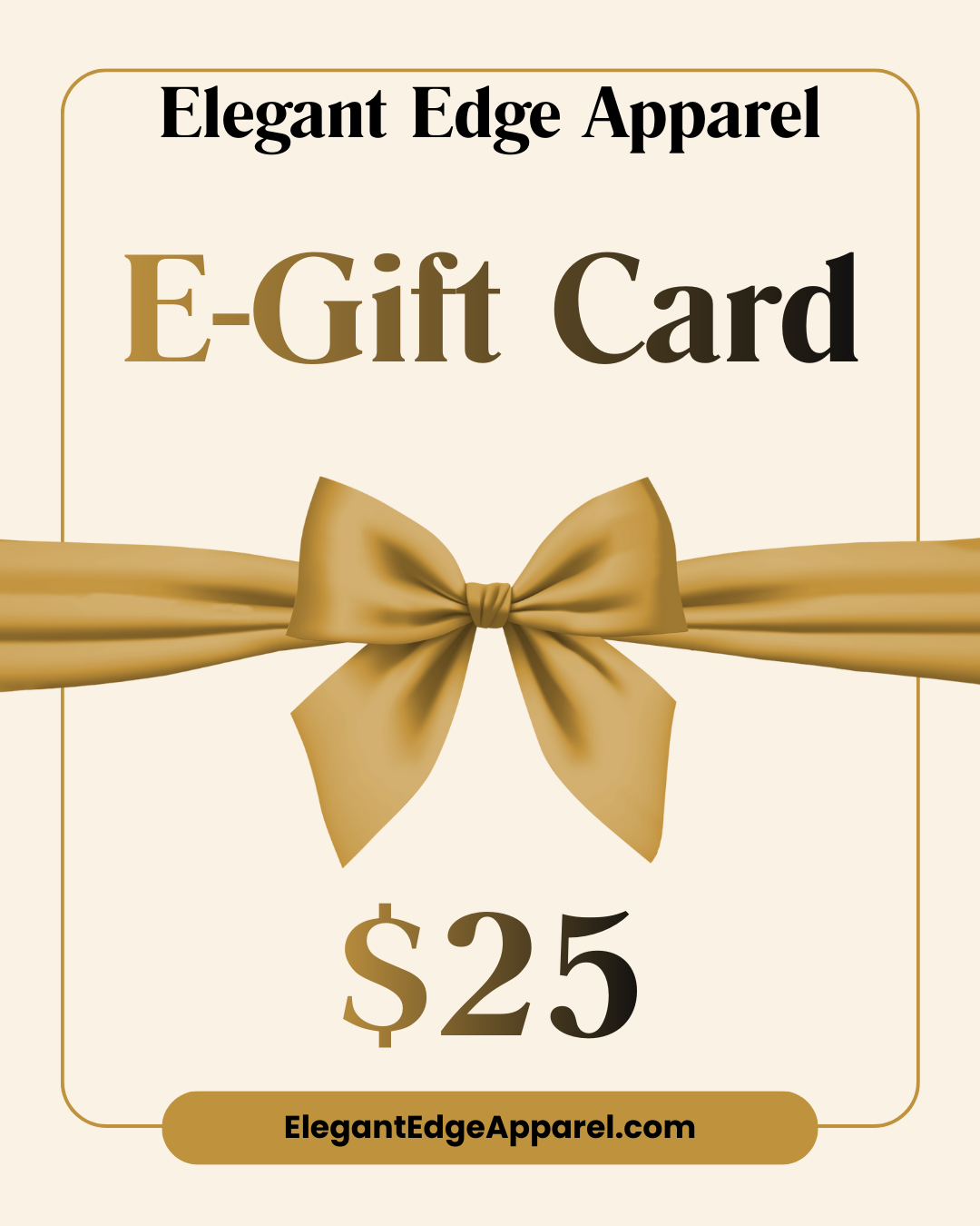 Gold Gift Card