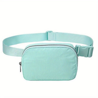WaterRepellent TwoWay Zip Nylon Everywhere Belt Bag