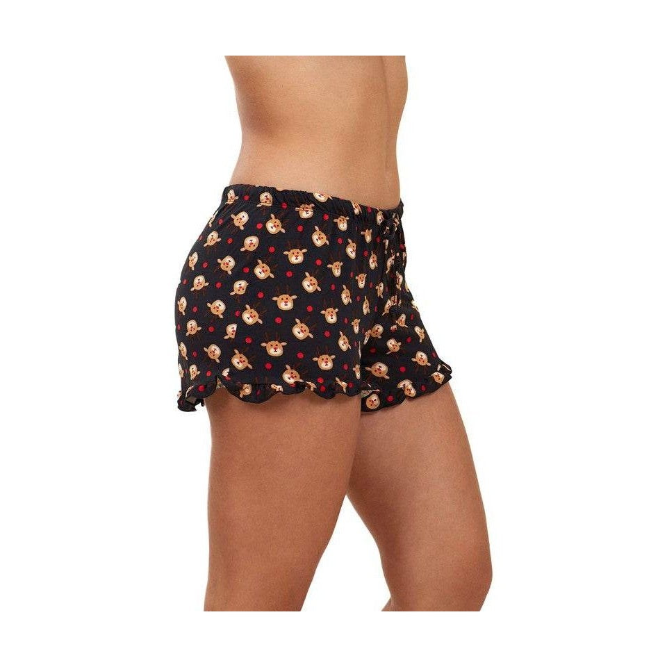 Paquete de 2 pantalones cortos con dobladillo con volantes