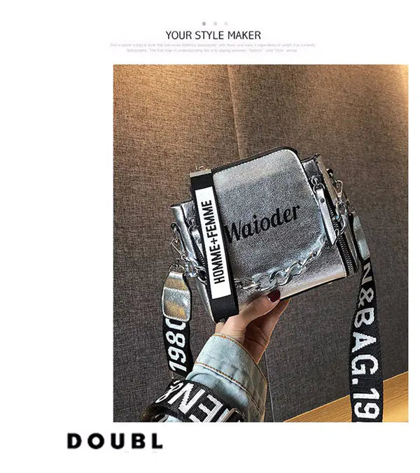 Bolso bandolera de moda con correa