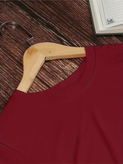 Women's Short Sleeve Round Neck Cotton T-Shirt