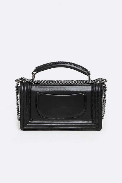 El bolso de mano Midnight Spark Druzy