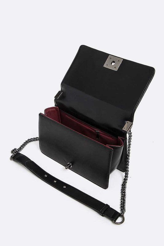 El bolso de mano Midnight Spark Druzy