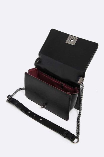 El bolso de mano Midnight Spark Druzy