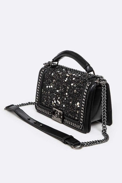 El bolso de mano Midnight Spark Druzy
