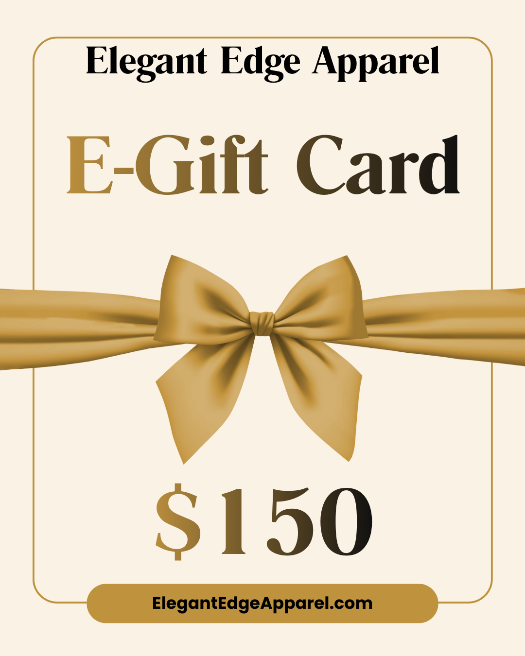 Gold Gift Card