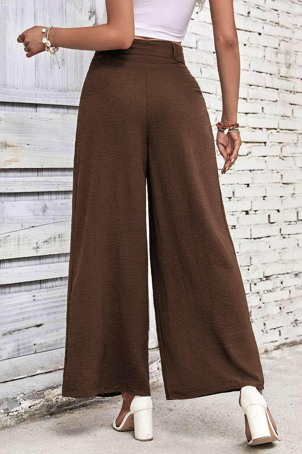 High Waisted Wide Leg Pants