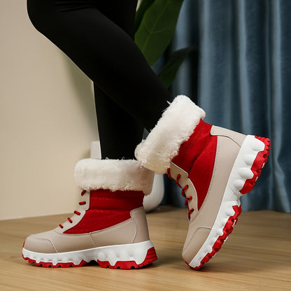 Velvet Warm Comfortable Winter Style Snow Boots