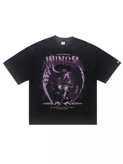 Men's Graphic Short Sleeve Oversized T-Shirt