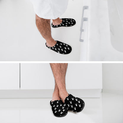 Pantuflas de algodón para artistas de EDM, suaves, cómodas, antideslizantes, impermeables y resistentes a los olores. Regalos para festivales de música, para hombre y mujer. Edición limitada.