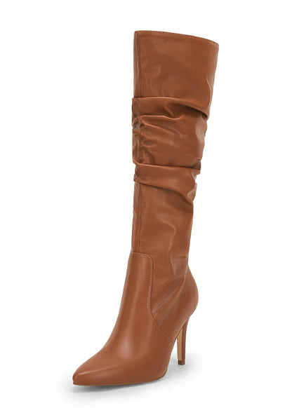 Knee High Boots Pointed Toe High Heel