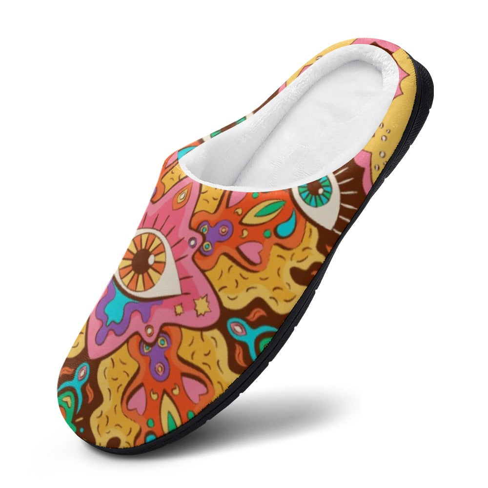 Pantuflas de algodón para artistas de EDM, suaves, cómodas, antideslizantes, impermeables y resistentes a los olores. Regalos para festivales de música, para hombre y mujer. Edición limitada.