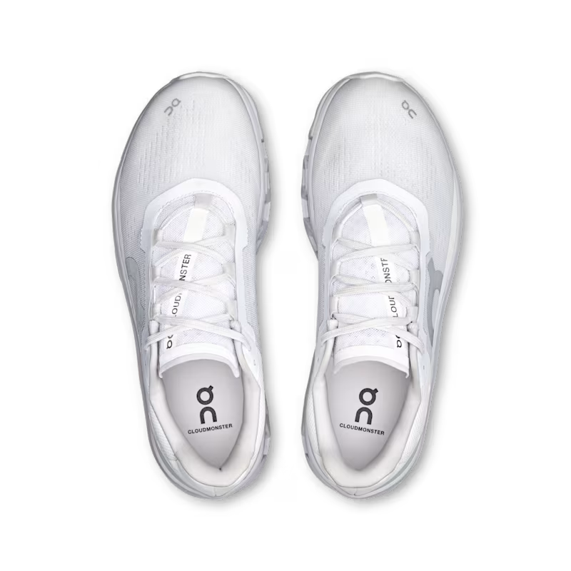 On Cloudmonster Men White Glacier