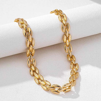 18K Gold-Plated Chunky Necklace