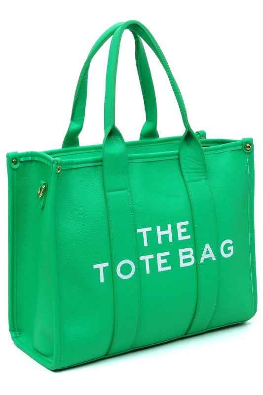 THE TOTE BAG Large Tote Satchel