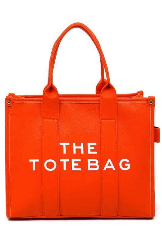 THE TOTE BAG Large Tote Satchel