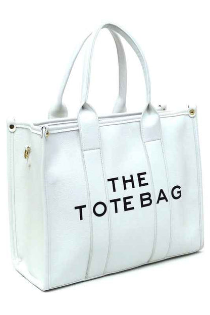 THE TOTE BAG Large Tote Satchel