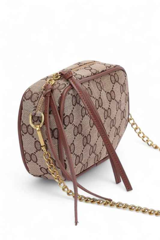 Iconic Jaquard Camera Crossbody Bag