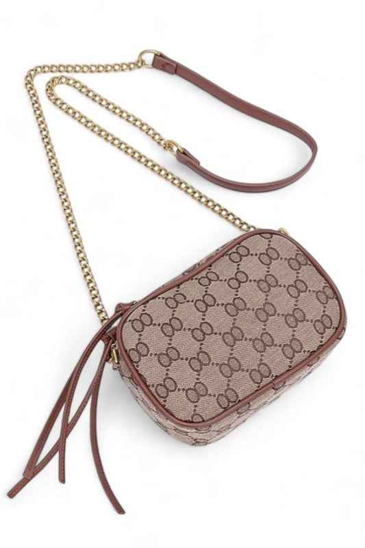 Iconic Jaquard Camera Crossbody Bag