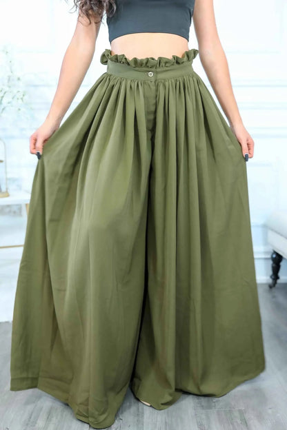 Palazzo Ruffle Dream Pants
