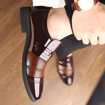 Oversized Men's Leather Shoes