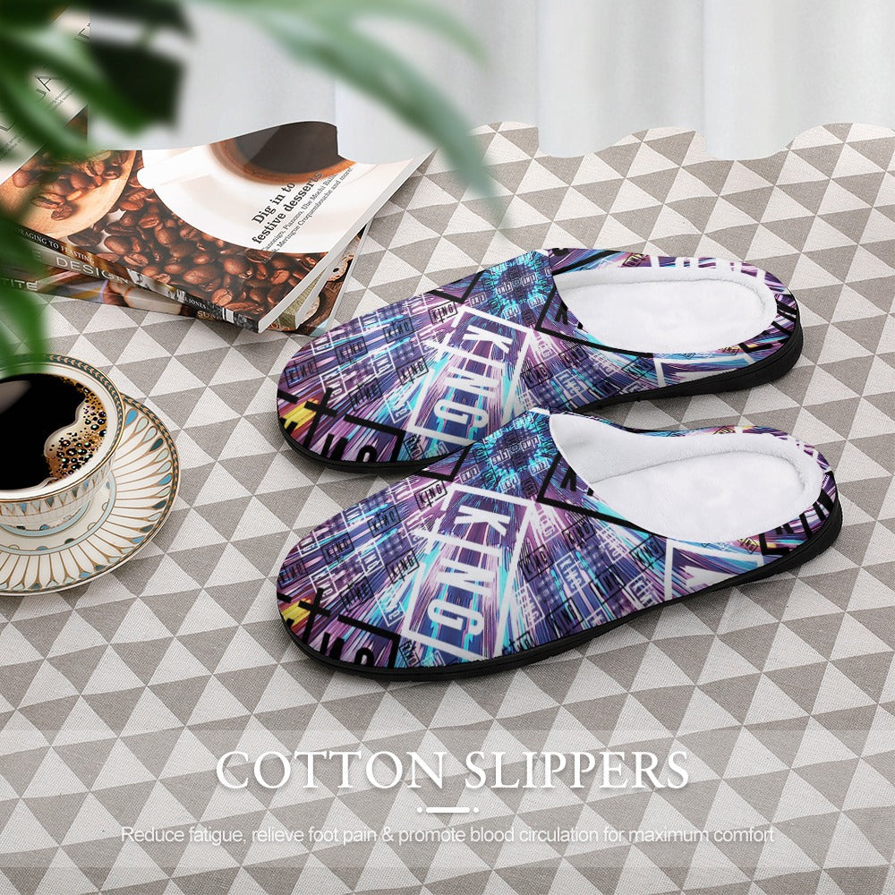 Pantuflas de algodón para artistas de EDM, suaves, cómodas, antideslizantes, impermeables y resistentes a los olores. Regalos para festivales de música, para hombre y mujer. Edición limitada.