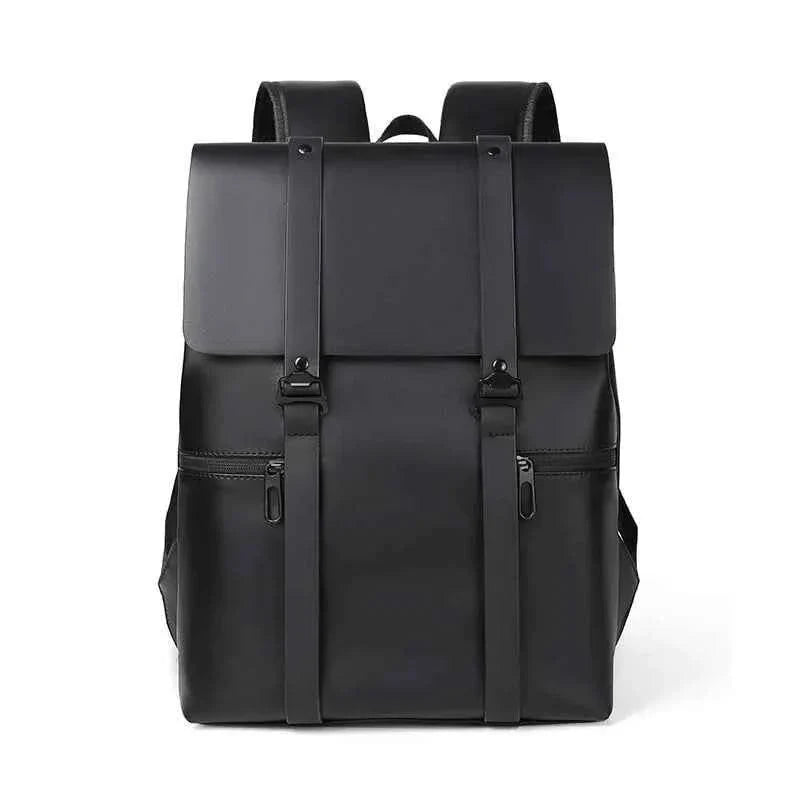 Leather Adjustable Strap Backpack Bag