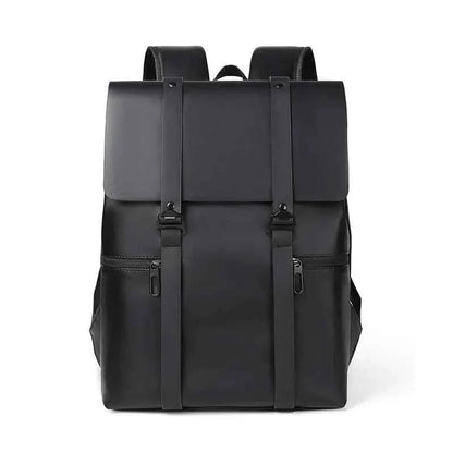 Leather Adjustable Strap Backpack Bag