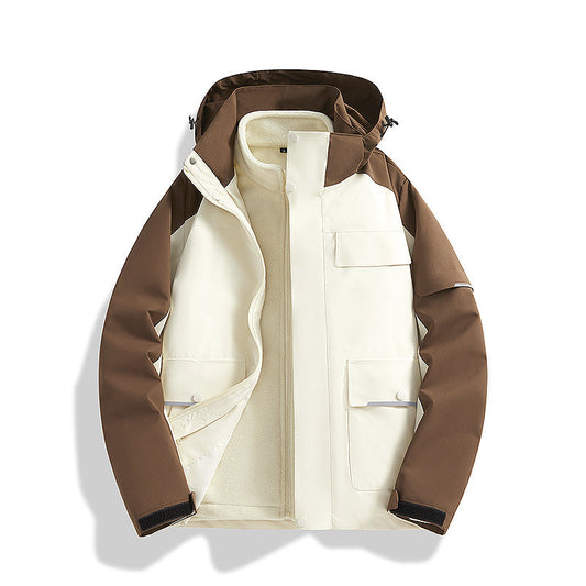 防風防水三合一衝鋒衣