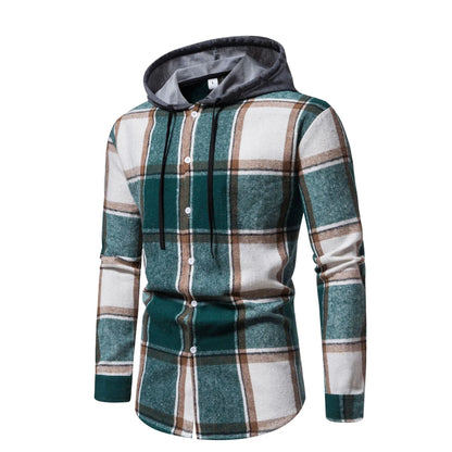 Men's Plaid Button Up Shirt