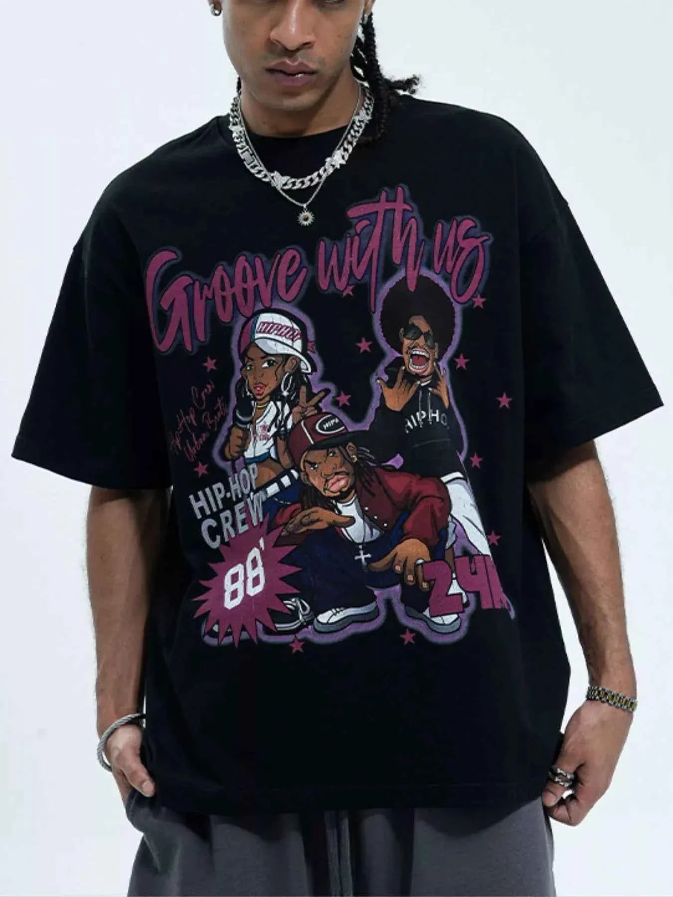 Cool Men's Graphic Tee, Comfy Half Sleeve Shirt for Men