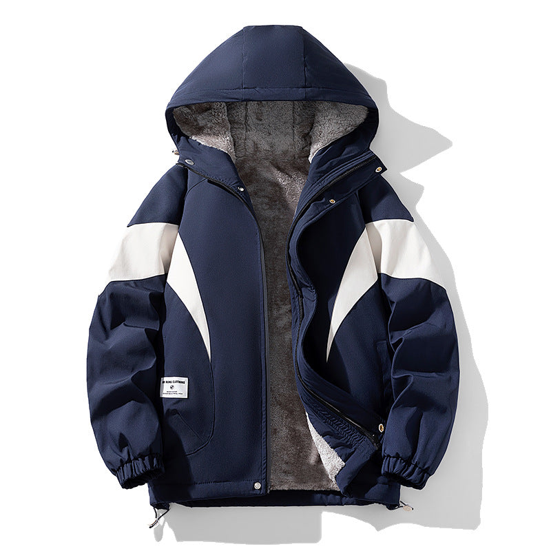 Chaqueta con forro polar para otoño e invierno