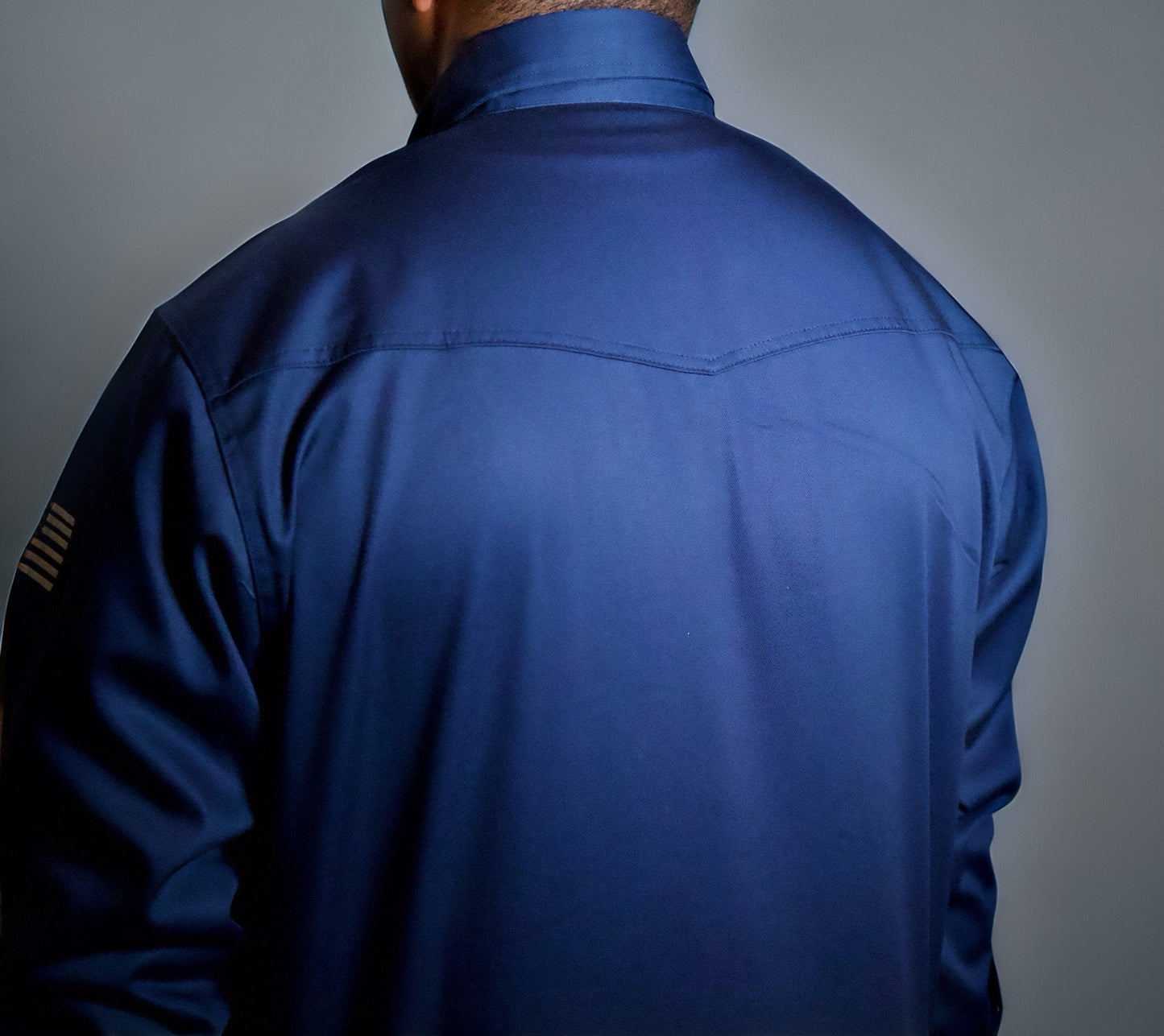 Broche de perla estilo occidental FR - Azul marino