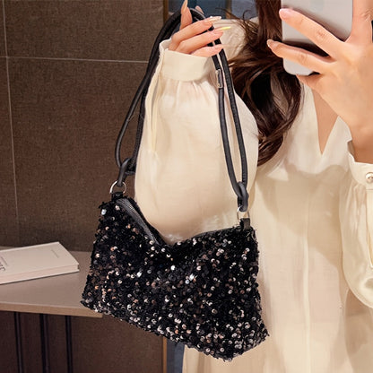 Bolso de lentejuelas brillantes, estilo moderno para ella