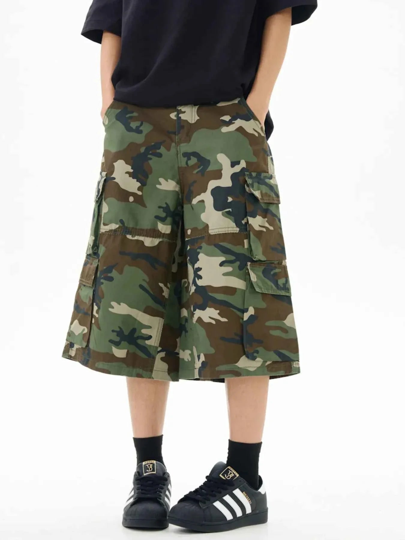 Men's Relaxed Fit Camo Cargo Shorts