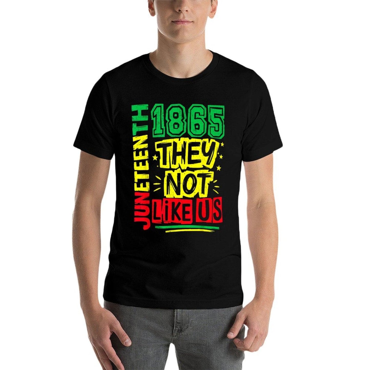 Camiseta versátil para hombre "Juneteenth 1865", Mes de la Historia Negra, Black Lives Matter