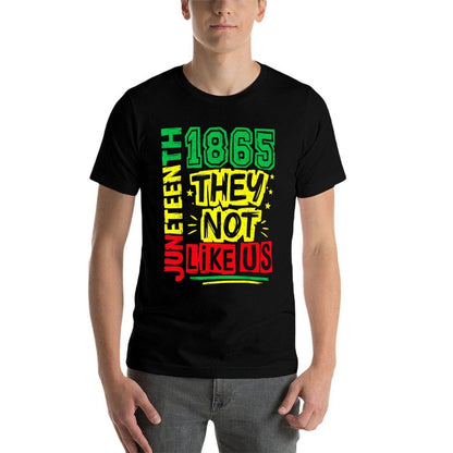 Camiseta versátil para hombre "Juneteenth 1865", Mes de la Historia Negra, Black Lives Matter