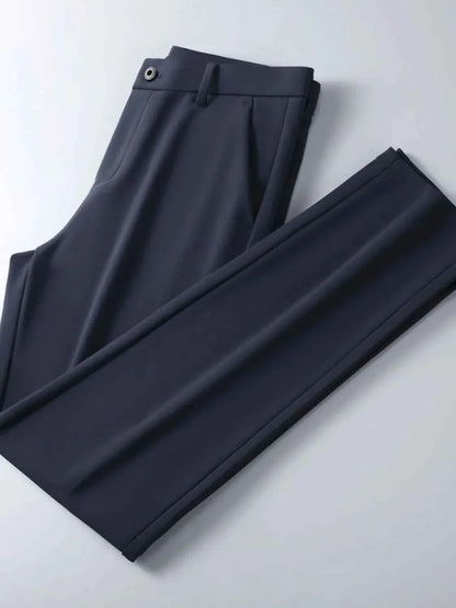 Men's Slim Fit Pants with Pockets