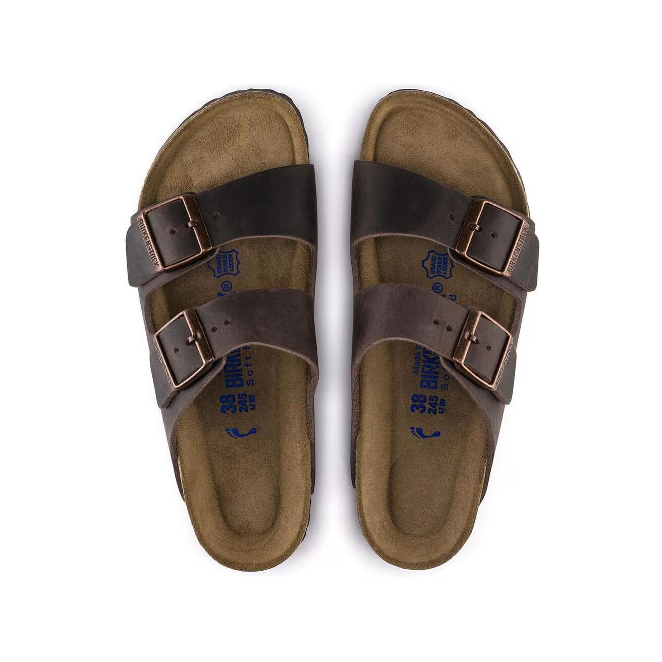 Birkenstock Arizona Soft Footbed Oiled Leather Habana - (Unisex & Standard Width)
