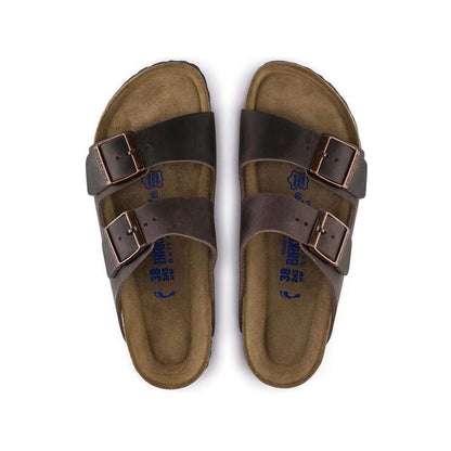 Birkenstock Arizona Soft Footbed Oiled Leather Habana - (Unisex & Standard Width)