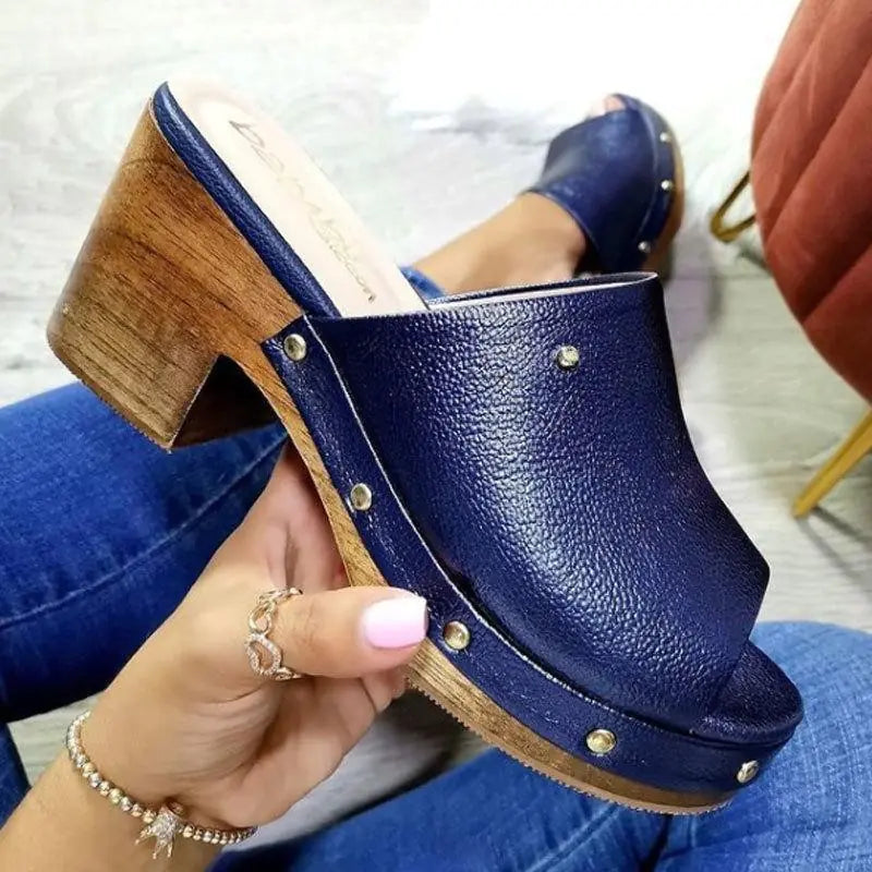 Thick-heeled Wedge Platform Sandals for Women