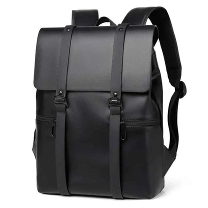Leather Adjustable Strap Backpack Bag