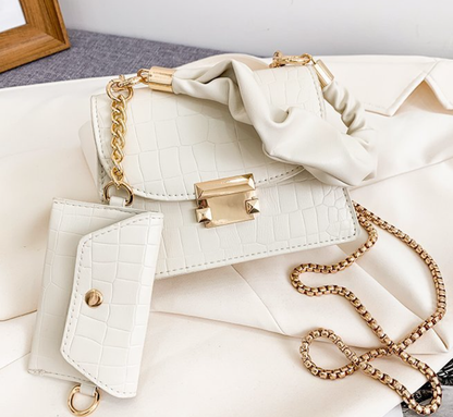 時尚夏日女士斜背鏈條包