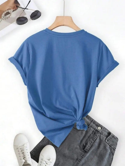 Everyday Chic Soft Geometric Print Tee